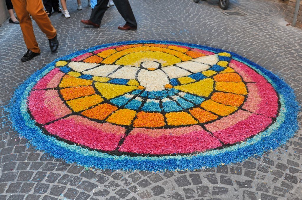 Infiorata in Piazza Castello - Agliè